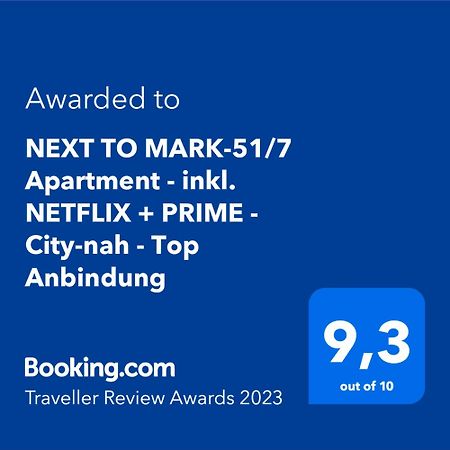 Next To Mark-51/7 Apartment - Inkl. Netflix + Prime - City-Nah - Top Anbindung Bochum Esterno foto